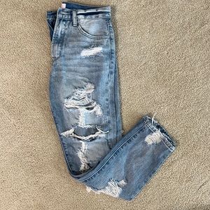 Womens Pink Lily Jeans